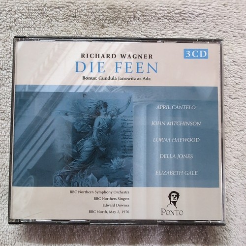 Richard Wagner Die Feen CDs 2004 Ponto Cantelo Mitchinson Haywood Jones Gale - Imagen 1 de 4