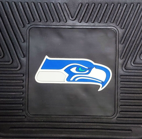 Seattle Seahawks Vinyl-Fußmatten vorne 2-teiliges Set NEU B-Ware 26,5" x 16" - Bild 4 von 4