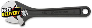 4 Adjustable Black Oxide Wrench Carded - AT24VS (Easy To Use And Handle)