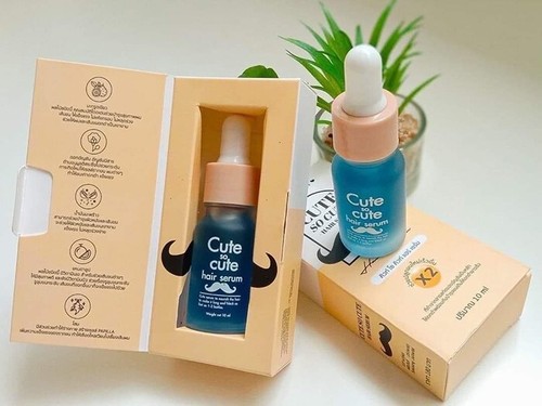 2x So Cute Hair Serum Grow Eyebrow Hair Mustache Beard Eyelashes Herbal 10 ml. - Picture 2 of 7