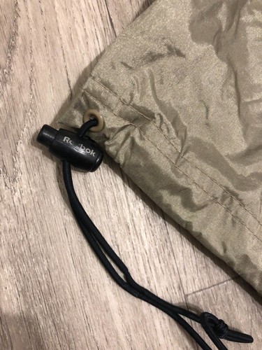 Reebok Vintage Anorak Windbreaker Jacke - 90s Retro Nylon, oliv Gr. XL - Bild 5 von 12