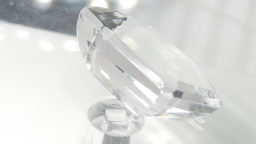 61+Ct Natural Shinning Flawless White Topaz Emerald Cut Loose Gemstone Certified - Video 1 of 1