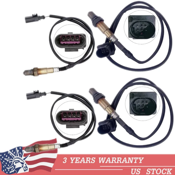 Juego de 4 sensores de oxígeno para Volkswagen Passat 3.6L 2012 2013 2014 2016 2017 2018 Foto 2 de 4