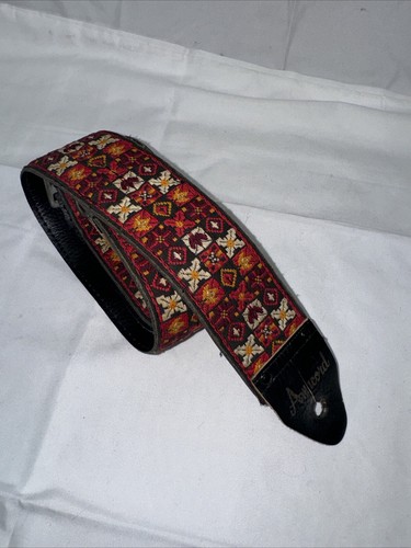 Vintage Amacord 60’s Guitar Strap (Not Reproduction) Hendrix Woodstock - Picture 9 of 12