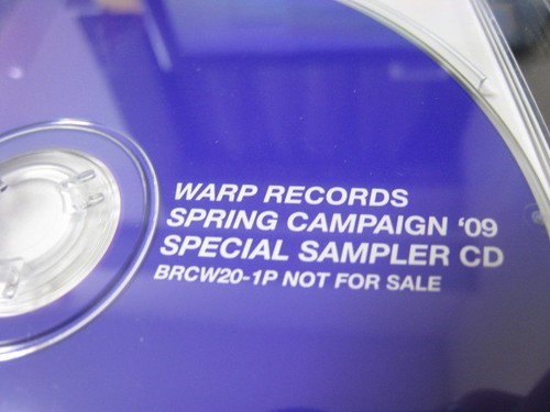 Warp Sampler 2009 Japan Promo only CD Prefuse 73 Tim Exile Mujava Squarepusher - Picture 4 of 6