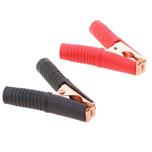 2 Stück Starthilfe Starthilfekabel Batterie Test Alligatorklemme Clips