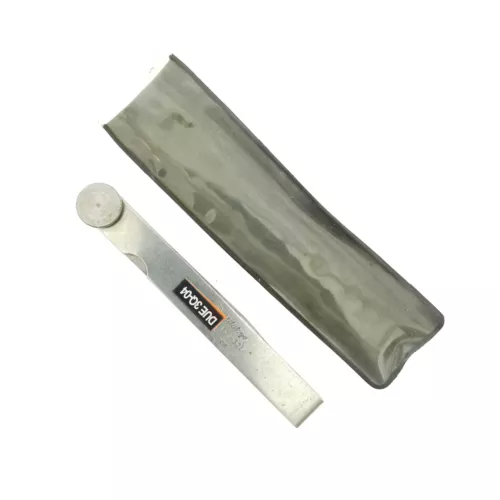 Mitutoyo No. 184-307 Feeler Gauge With Original Pouch, 13 Leaves .03mm to .5mm