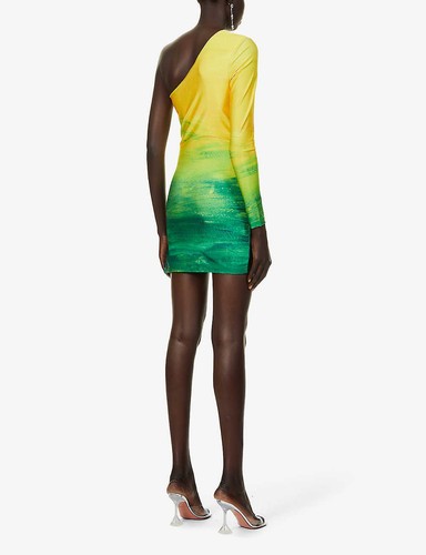 FARAI LONDON LANI CITRUS BODY CON MINI PARTY DRESS MEDIUM UK 8-10 EU 36-38 BNWT - Picture 3 of 12