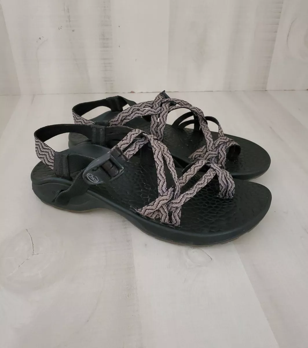 Chaco Updraft EcoTread X2 Outdoor Sandals Black Waves Womens Size 9 M J105182