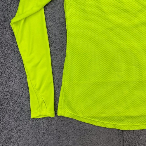 Danskin NOW Pullover Shirt Womens Small Training Safety Yellow Stretch Drimore - Picture 9 of 12