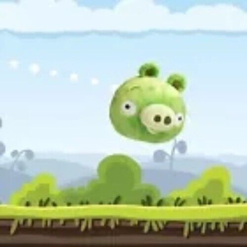 Angry Birds Green Pig Plush Bad Piggies 7" Stuffed Pillow Doll Soft Toy - Picture 2 of 10