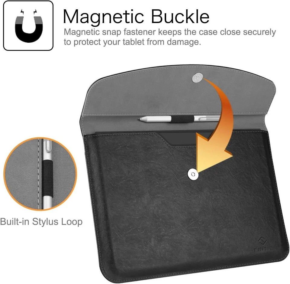 Sleeve Case Bag for Microsoft Surface Pro X / Pro 7+ / Pro 7/ 12.4" Laptop Go - Image 3 of 4