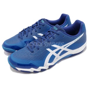 Asics Gel Blade 6 Blue White Handball Volleyball Badminton Mens Shoes R703N 4301 Asics Gel Blade 6 Blue White Handball Volleyball Badminton Mens Shoes R703N 4301