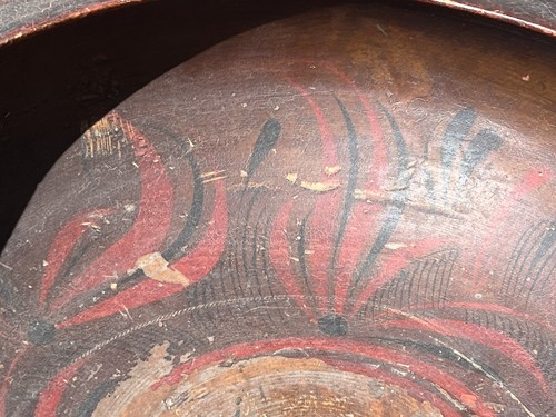 TAZÓN DE MASA PINTADO ALEMÁN PENNSYLVANIA RARO TEMPRANO - Imagen 4 de 14
