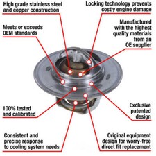 Engine Coolant Thermostat-Fail-safe Coolant Thermostat Motorad 7201-180