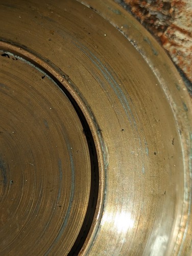 19. Jahrhundert persische Qajar Dynastie graviert Bronze / Kupfer Schale Schale antik - Bild 7 von 8