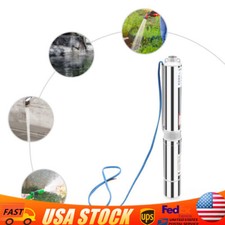 Deep Well Pump Submersible Pump Stainless Steel Solar Water Pump 1.1KW/1.5HP