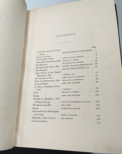 The Keepsake 1839; First Edition ~ Mary Shelley's Poetry and Story; Frankenstein - Picture 6 of 24