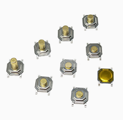 5.2*5.2*1.5 Button Switch SMT 4-Pin 4*4*0.8-5mm Copper Head Waterproof/Dustproof - Picture 3 of 25