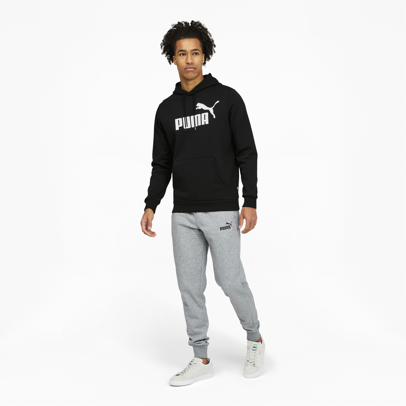 Sweat à capuche homme Puma Essentials grand logo - Photo 4 sur 42