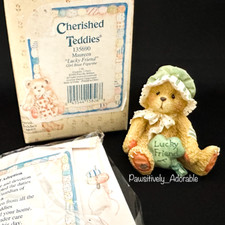 Cherished Teddies MAUREEN 135690 "LUCKY FRIEND" St Patricks IRISH Bear Figurine