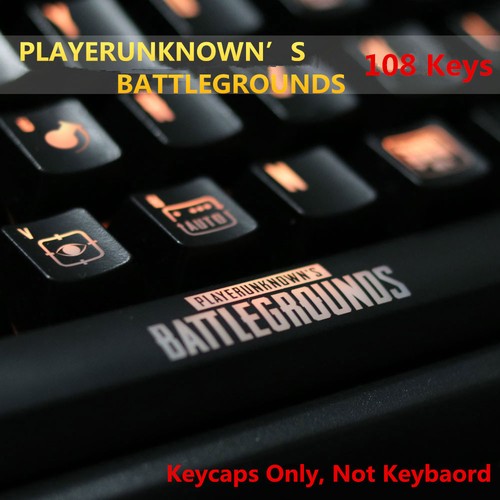 104 PUBG Backlit Keycap Playerunknown's Battlegrounds for MX Mechanical Keyboard - Bild 6 von 9