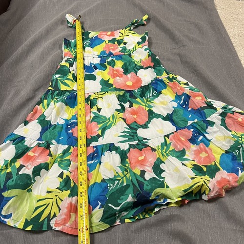 Gymboree Girls Sunny Safari Floral Tier Lined Sun Dress Sz 7 - Picture 5 of 6