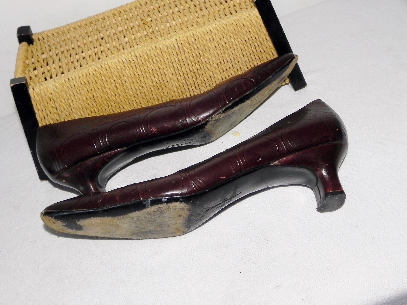 Salvatore Ferragamo Brown Embossed Leather Leather Leather Pumps Heels shoes Women Size 8 9b1c53 Salvatore Ferragamo Brown Embossed Leather Leather Leather Pumps Heels shoes Women Size 8 9b1c53