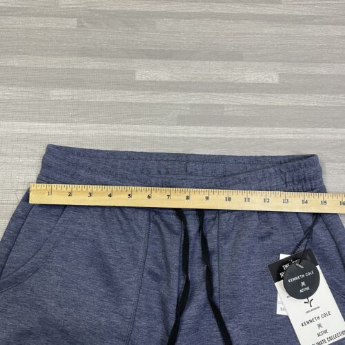 Kenneth Cole Tech Jogger Active Shorts Mens Size Small S 8" Navy Heather $69 - Picture 4 of 9