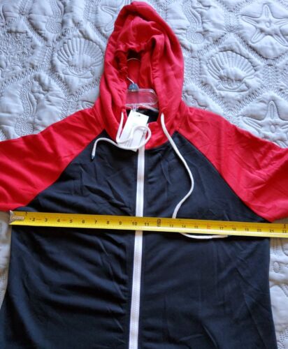 COOFANDY Herren Jumpsuits mit Kapuze Full Zip Einteiler leichter Overall Gr. S - Bild 7 von 10