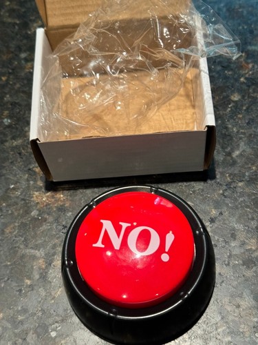 Zanny Toys - The NO Button With 10 different Responses To Say NO Interactive NIB - Picture 6 of 14