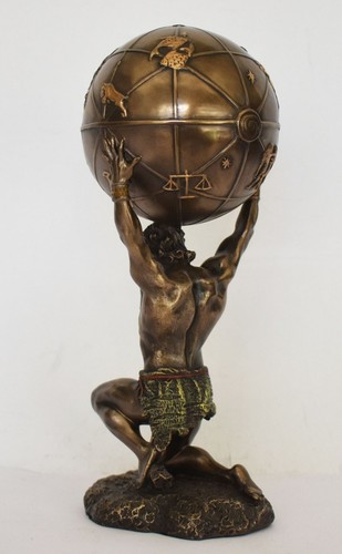 Atlas - Leader of the Titan Rebellion against Zeus - Cold Cast Bronze Resin - Picture 7 of 7