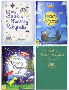 Personalised My Book Of Nursery Rhymes Reading Books For Baby Boy Image Is Loading Personalised My Book Of Nursery Rhymes Reading Books