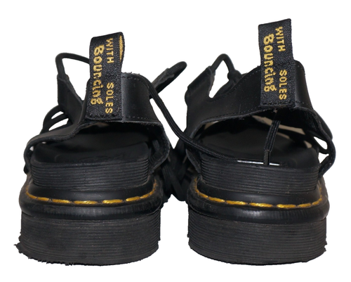 Women's Dr. Martens Black Leather NARTILLA Sandals EUR 39 US 8 - Picture 7 of 11