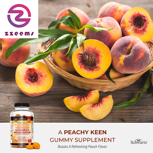 Turmeric Curcumin Ginger Gummies - 120 Count (Full 60 Day Supply) Natural Joint  - Bild 7 von 12