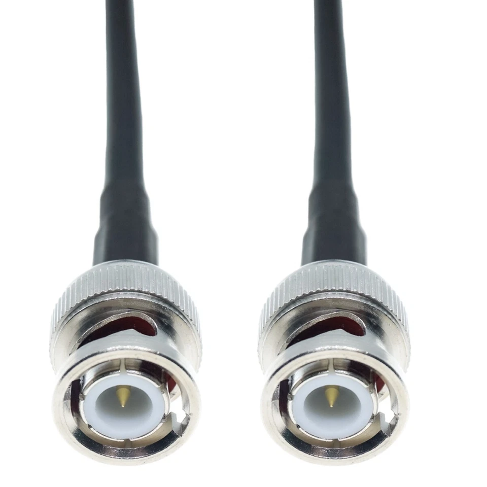 RG58 Coax BNC MALE to BNC MALE connector Lot ham CB radio antenna coaxial cable - Image 3 of 3