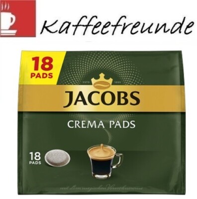 18 Kaffeepads Jacobs Crema für Senseo