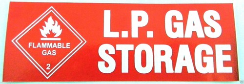 2 X LP GAS STORAGE STICKER CARAVAN BBQ BOAT MOTORHOME DETECTOR LPG PROPANE PARTS - Picture 2 of 2