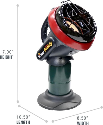 F215100 MH4B Little Buddy 3800-BTU Indoor Safe Propane Heater, Medium - Picture 3 of 7