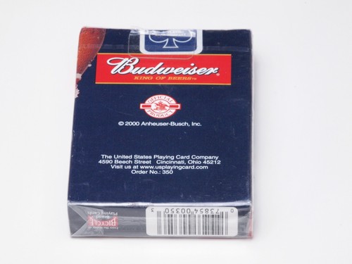 Carte da gioco Budweiser 2000 - confezione sigillata - Foto 3 di 3