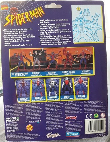 Spiderman: Man-Spider, Toy Biz, Never Opened, 1996