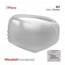 Rh Mirror House Cover Cap Chrome Fits Mitsubishi Triton L200 ML MN 2006 - 2014