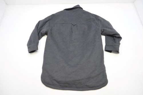 Kangol Shacket Black Button Up Over Jacket Insulated Black Womens Sz Small Long - Picture 11 of 11