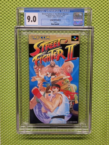 NEW SFC Street Fighter II 2 Nintendo Super Famicom Sealed 9.0 CAPCOM Unopened
