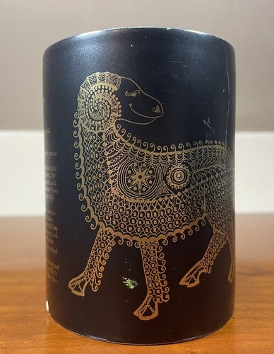 Portmeirion Pottery Zodiac Mug Aries The Ram Vintage - Picture 2 of 9