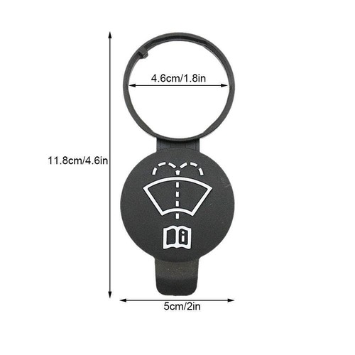 Car Windshield Wiper Washer Fluid Reservoir Tank Bottle For Chevrolet: Cap A9I7 - Picture 13 of 13