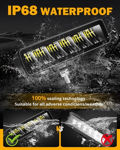 AUXBEAM 2pcs 6inch 60W LED Work Light Pods Fog Lamp Offroad for Nissan Murano - Imagen 6 de 12