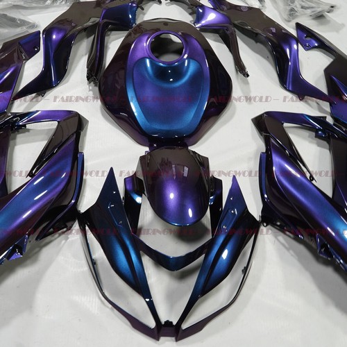Chameleon Color Full Fairing Kit W/ Tank Cover For Kawasaki Ninja ZX6R 13-18 636 - Picture 2 of 5