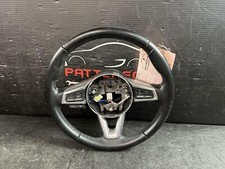 17-20 FIAT 124 SPIDER LEATHER WRAPPED STEERING WHEEL