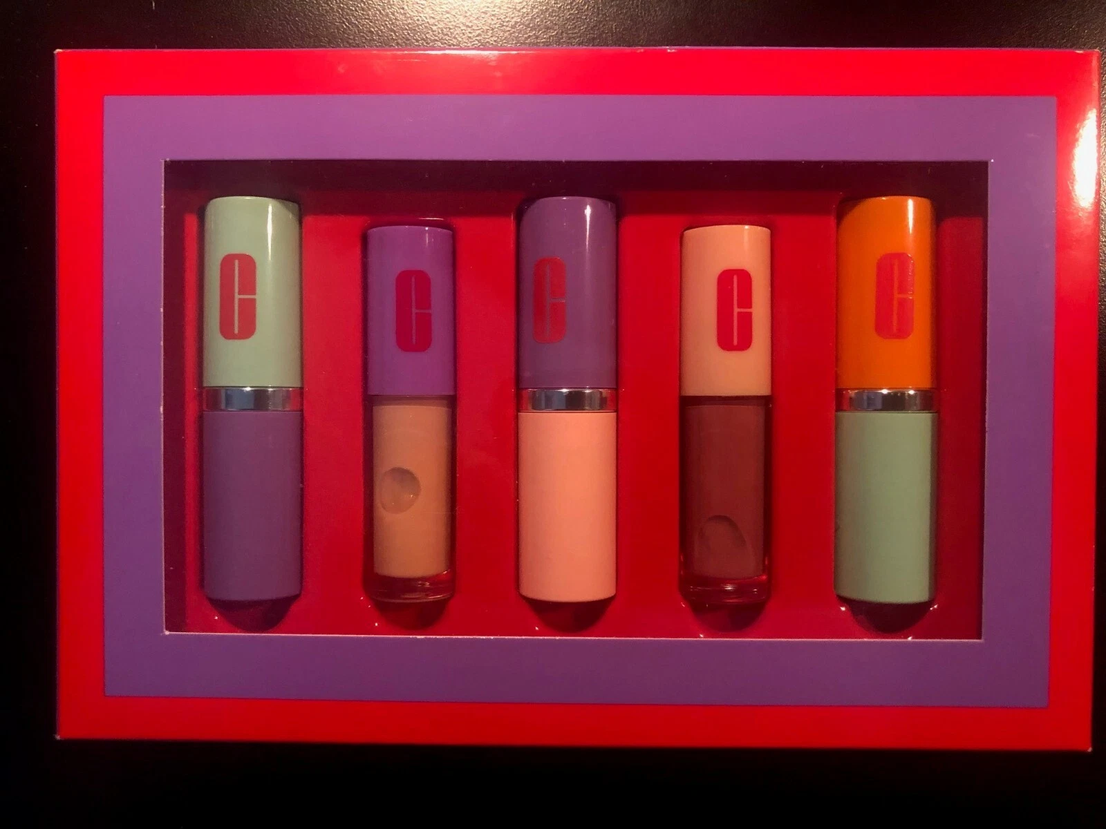 Clinique five-piece lip gloss And Lipstick kit BNIB sealed